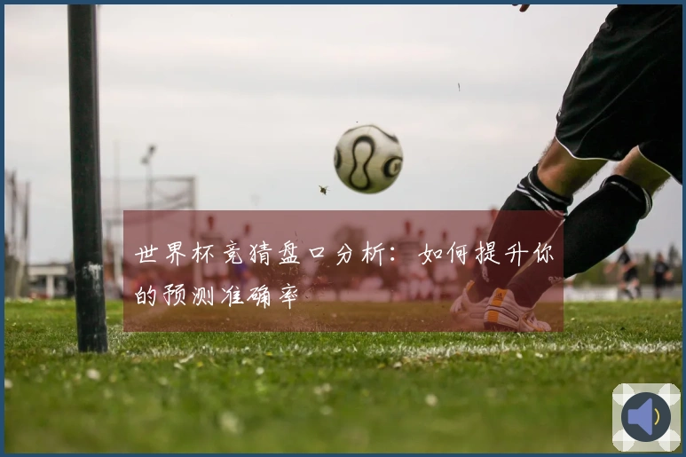世界杯竞猜盘口分析：如何提升你的预测准确率